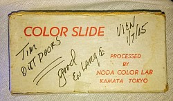 Boxes of slides
