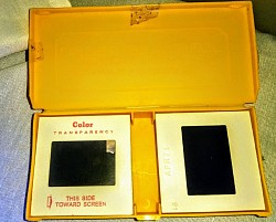 Boxes of slides