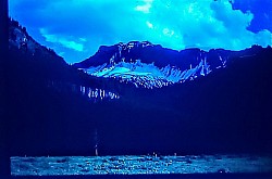 Mountains snow water