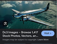 Image of Douglas DC-3 for comparison.